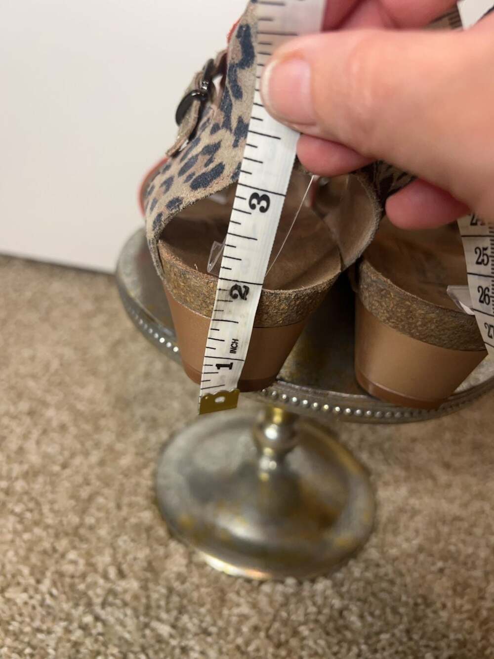 Naot Women's Leopard Print Wedge Sandals Size 37 - Picture 11 of 14